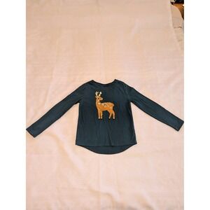 Cat & Jack Girls Teal Winter Long Sleeve T‎ Shirt